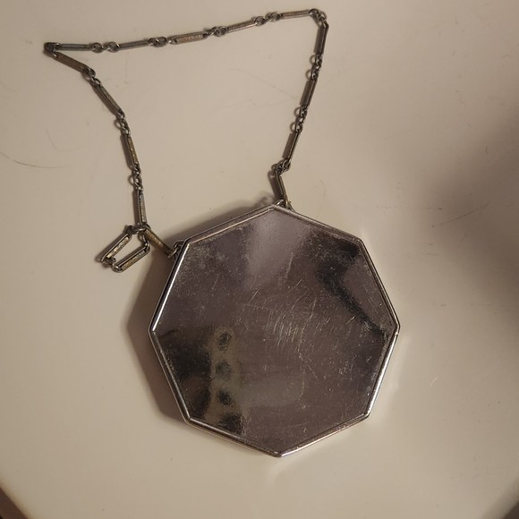 Vintage compact with wrist chain - Picture 2 of 3